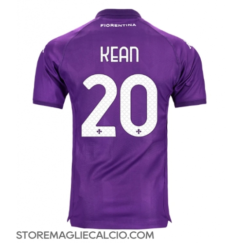 Fiorentina Moise Kean #20 Maglia Gara Casa Repliche 2024-25 Maniche Corte Fiorentina Moise Kean #20 Maglia Gara Casa Repliche 2024-25 Maniche Corte